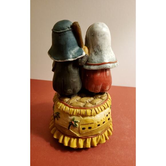Nativity Music Box - 7.5" Tall - Picture 2 of 3
